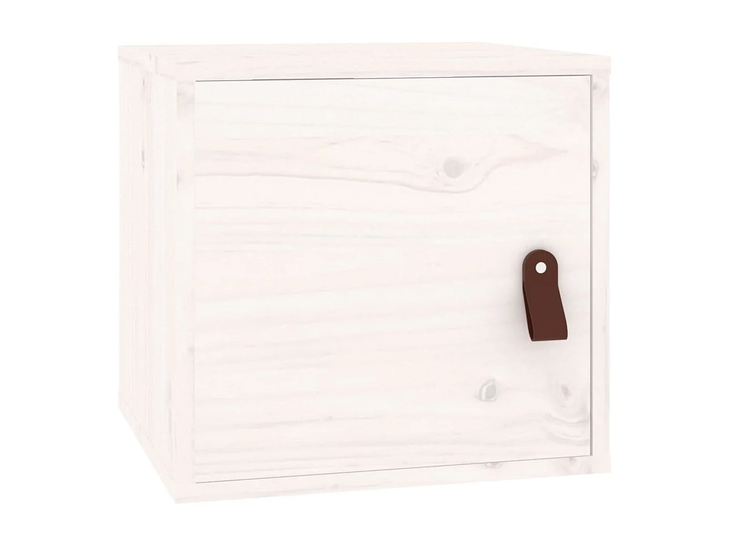 Armoire murale Blanc 31,5x30x30 cm Bois de pin massif OLA9379