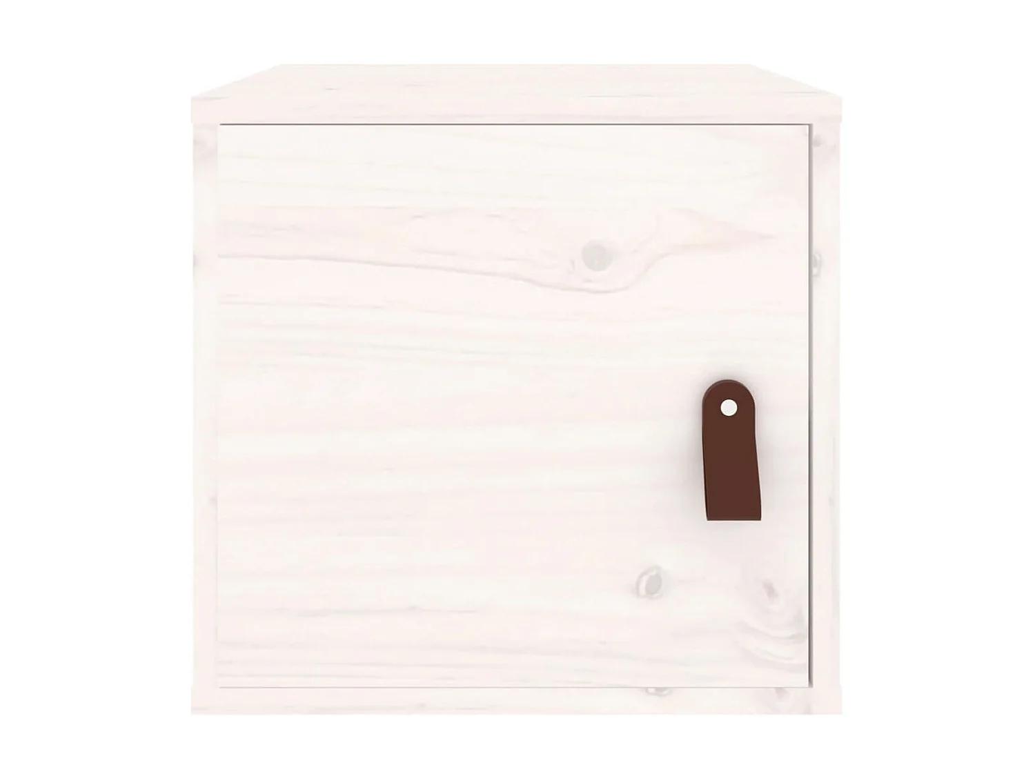 Armoire murale Blanc 31,5x30x30 cm Bois de pin massif OLA9379