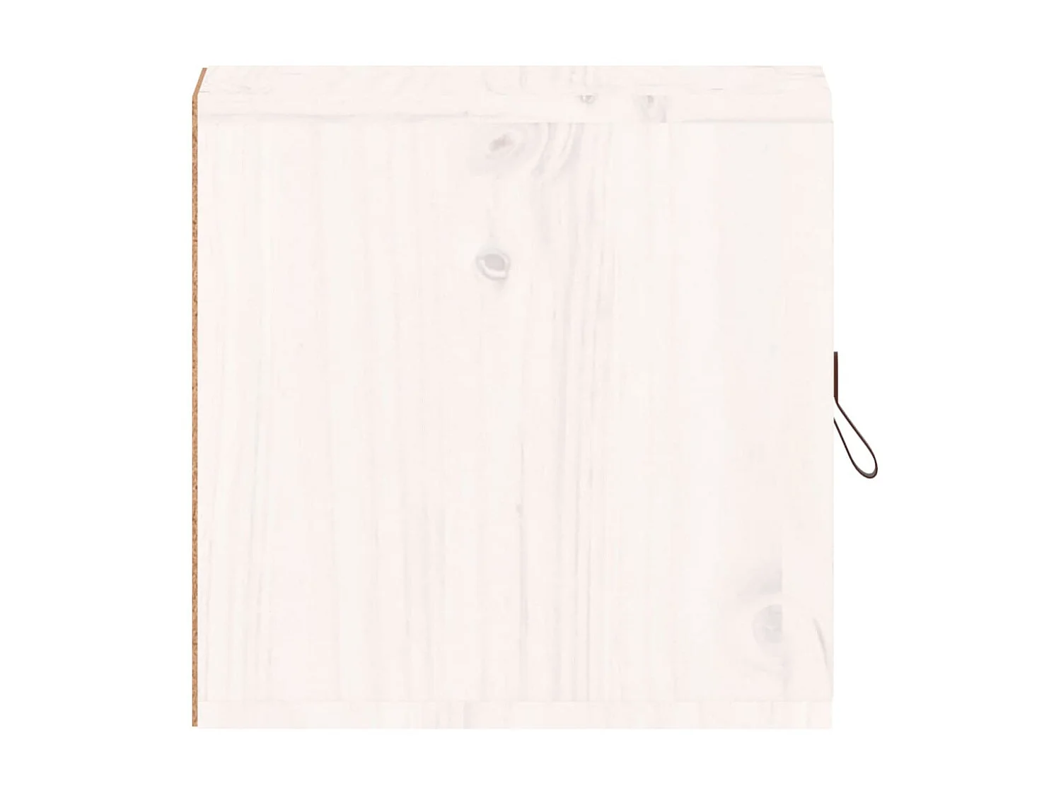 Armoire murale Blanc 31,5x30x30 cm Bois de pin massif OLA9379