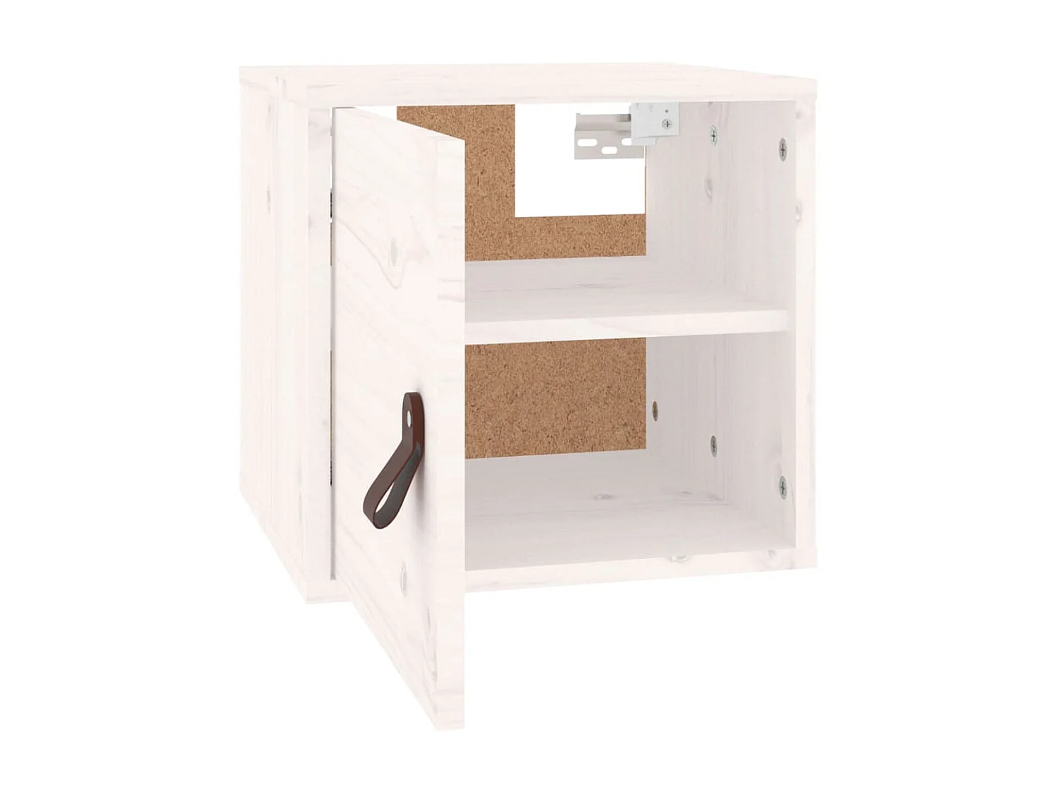 Armoire murale Blanc 31,5x30x30 cm Bois de pin massif OLA9379