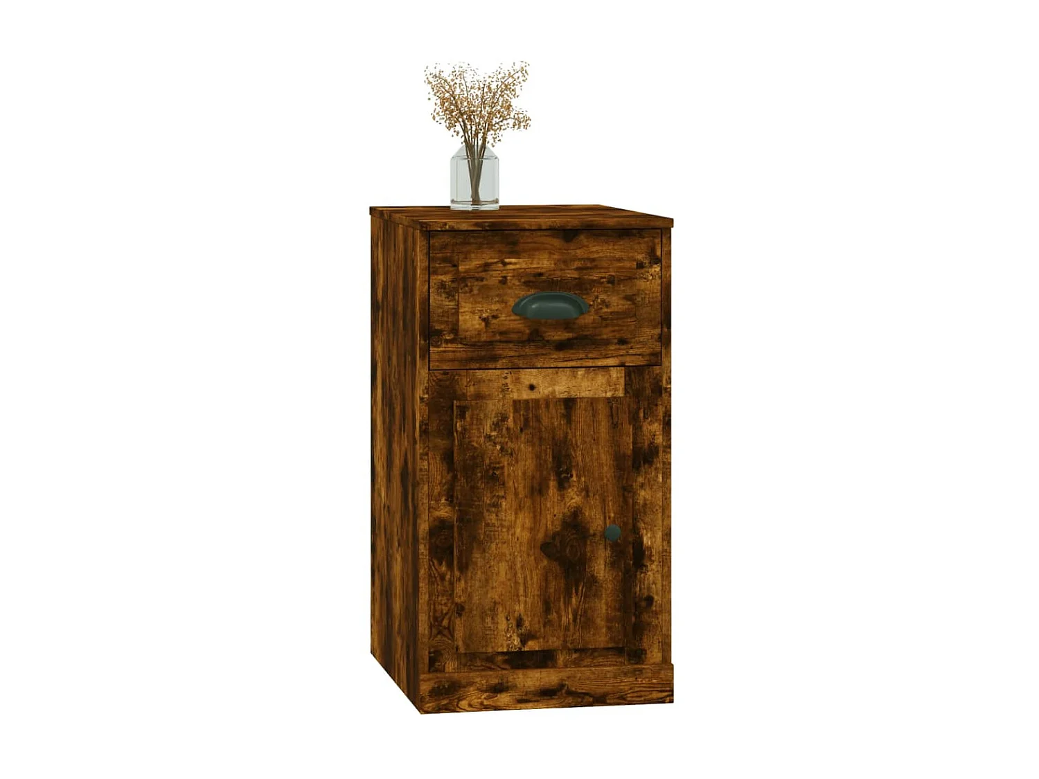 Armario auxiliar y cajón madera contrachapada roble 40x50x75 cm ES995365