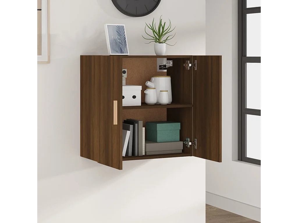 Armoire murale Chêne marron 60x30x60 cm Bois d'ingénierie OLA1697