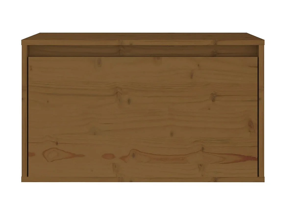 Armoire murale Marron miel 60x30x35 cm Bois de pin massif OLA6810