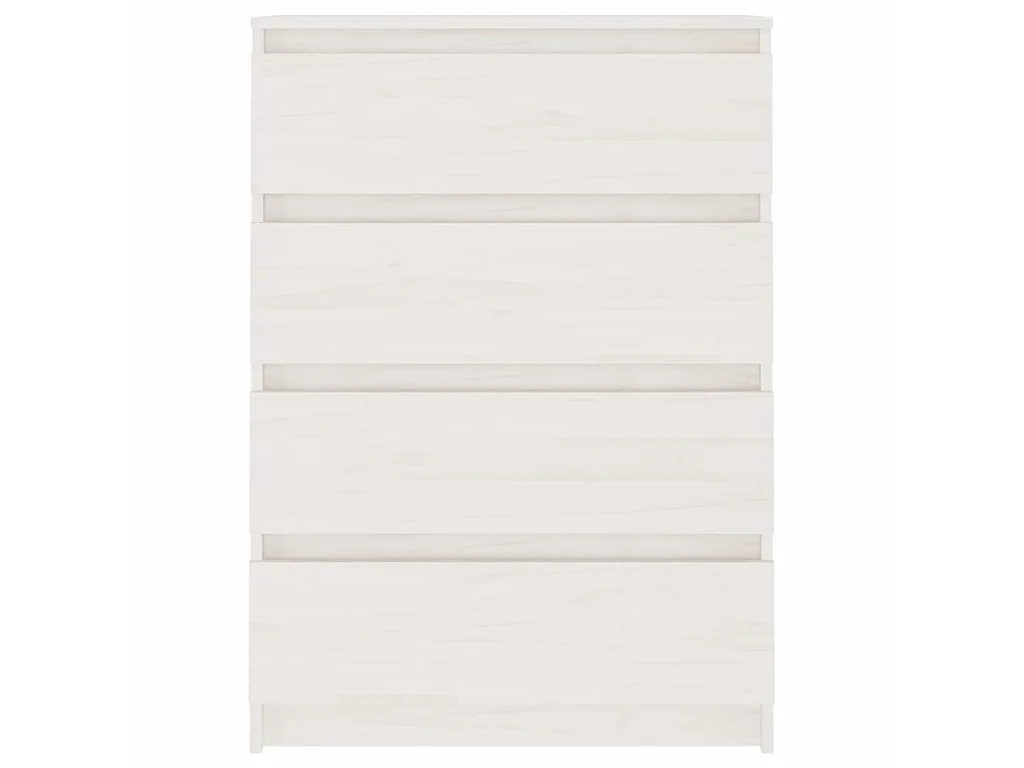 Armario auxiliar madera maciza de pino blanco 60x36x84 cm ES714019