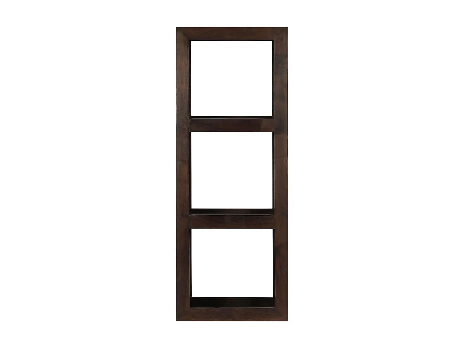 Armario consola de madera maciza de acacia 40x30x110 cm ES853419