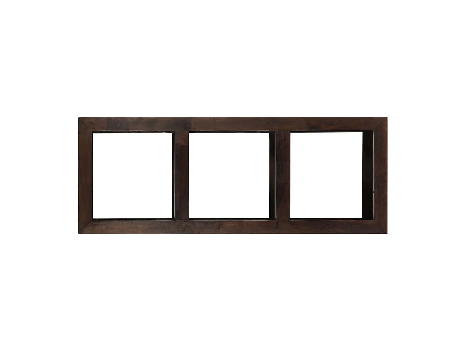 Armario consola de madera maciza de acacia 40x30x110 cm ES853419