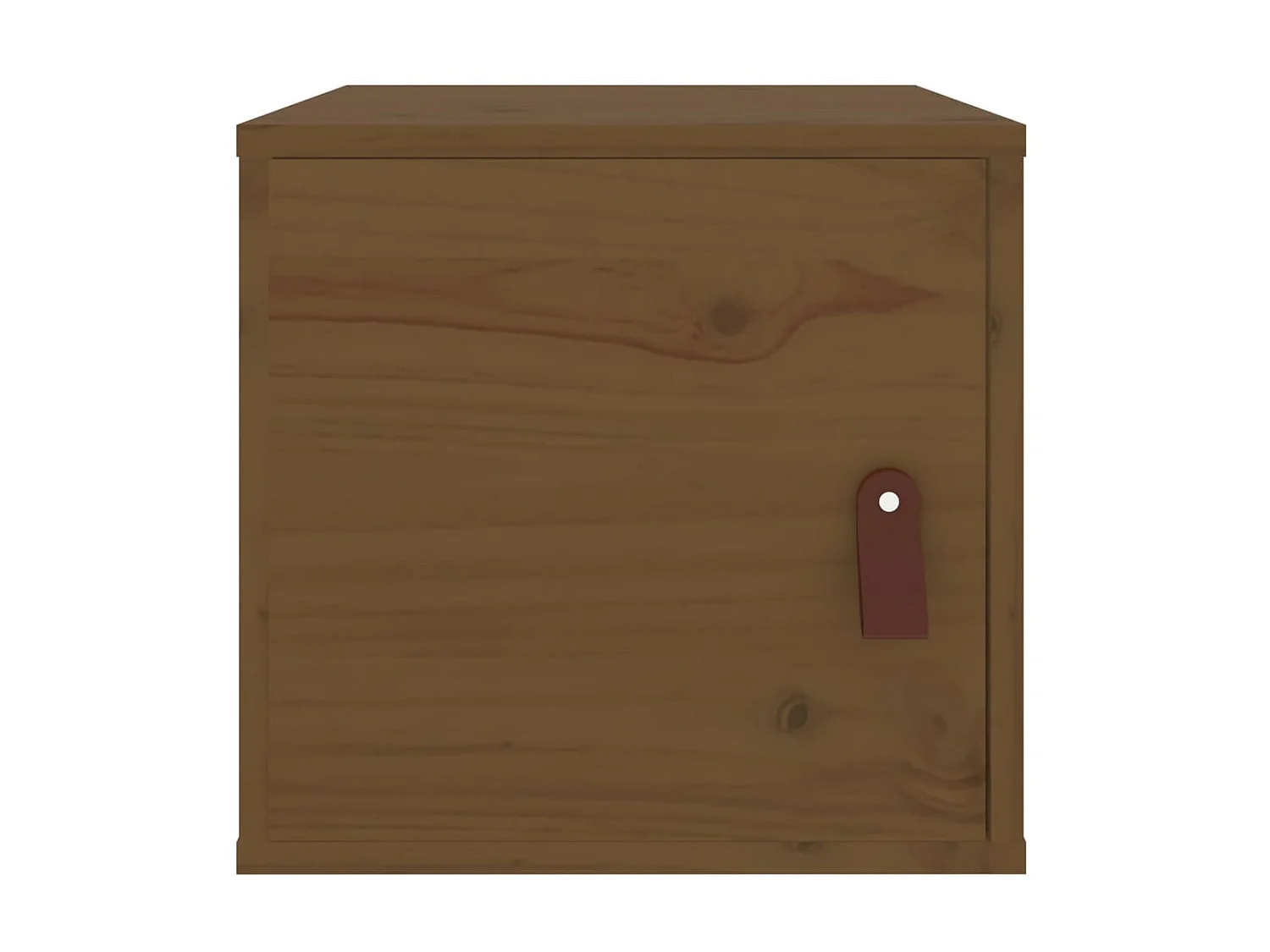 Armarios de pared 2 uds madera pino marrón miel 31,5x30x30 cm ES710855