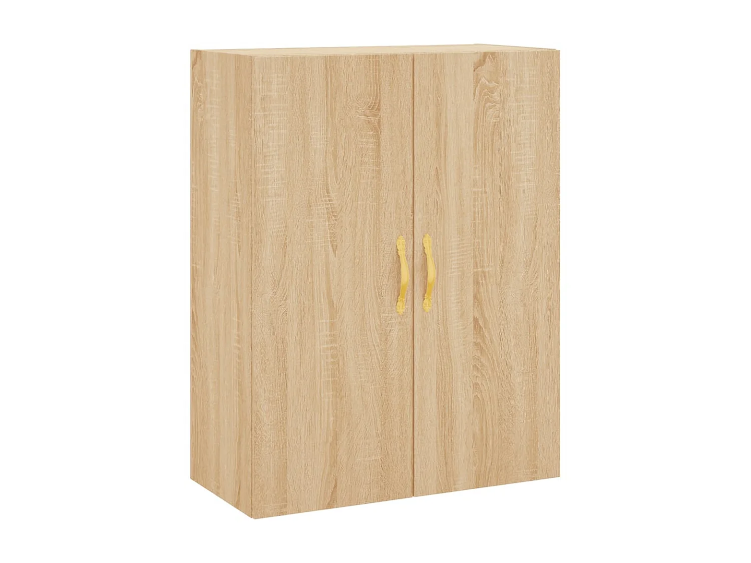 2 pcs Armoires murales chêne so69,5x34x90 cm OIU18465