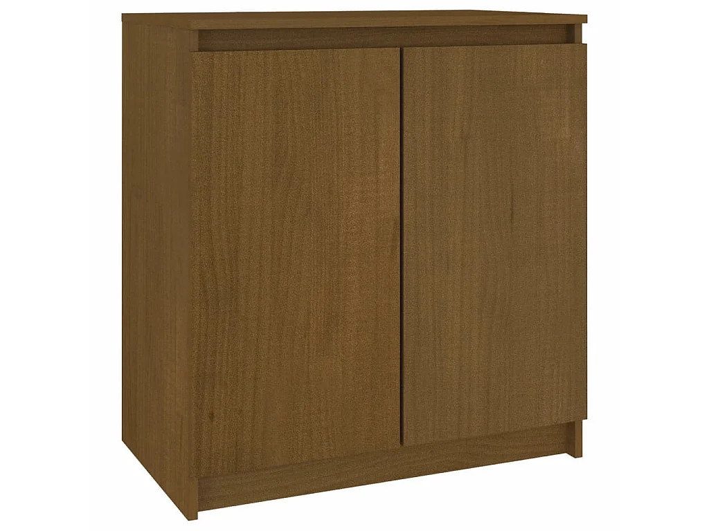 Armário de apoio 60x36x65 cm pinho maciço castanho-mel PT494535