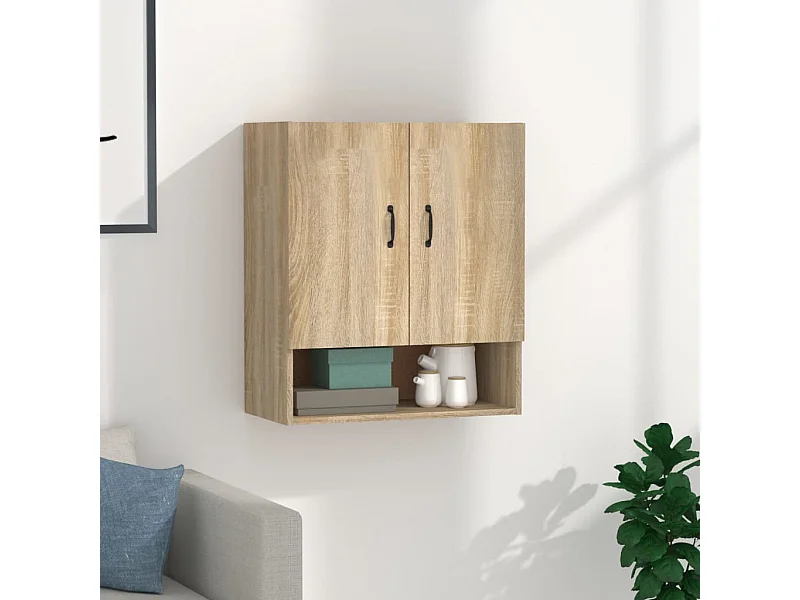 Armario de pared madera contrachapada roble sonoma 60x31x70 cm ES400936