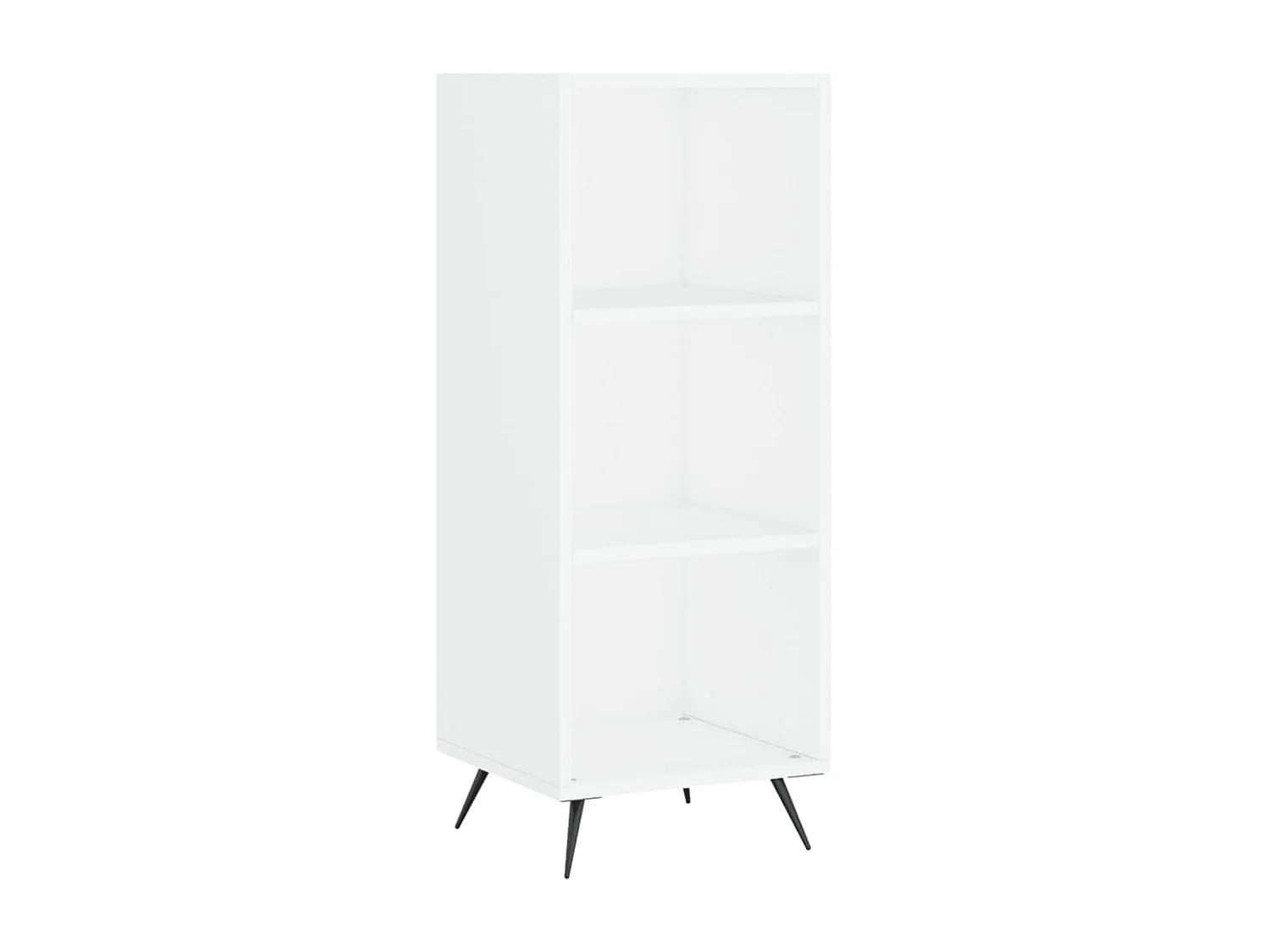 Armário c/ prateleiras 34,5x32,5x90 cm derivados madeira branco PT258120