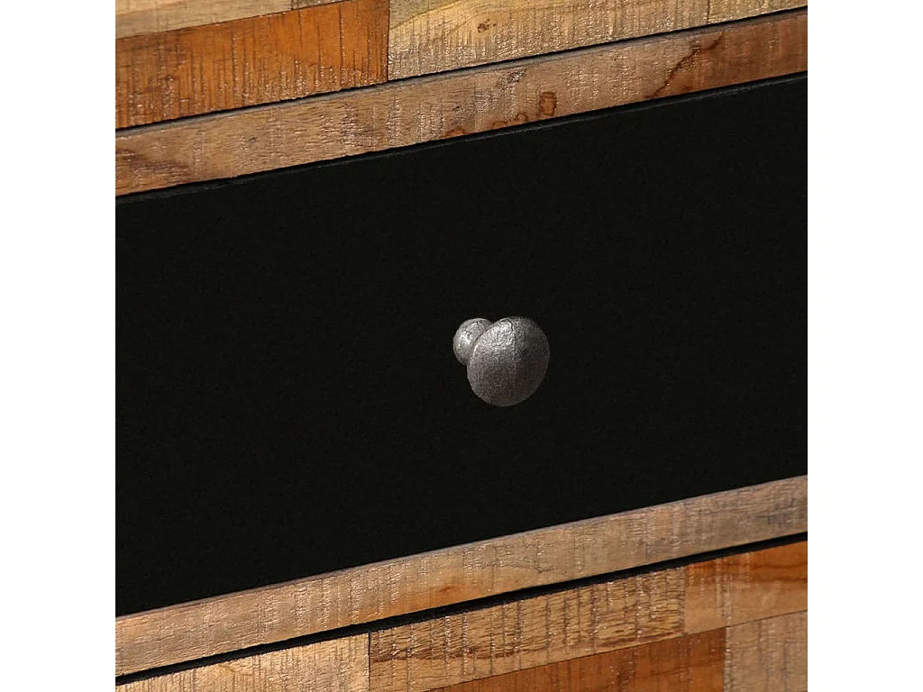 Armoire latérale avec 6 tiroirs Teck massif de récupération SBC9651