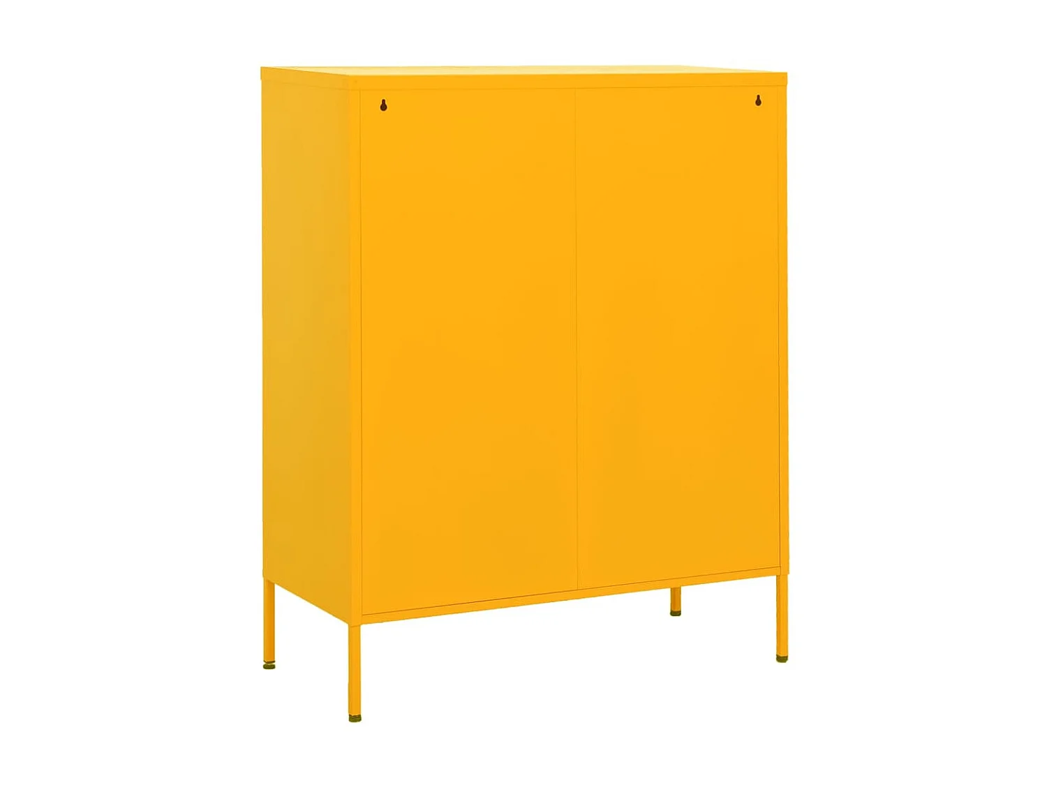 Armoire de rangement Jaune moutarde 80x35x101,5 cm Acier SBC5246