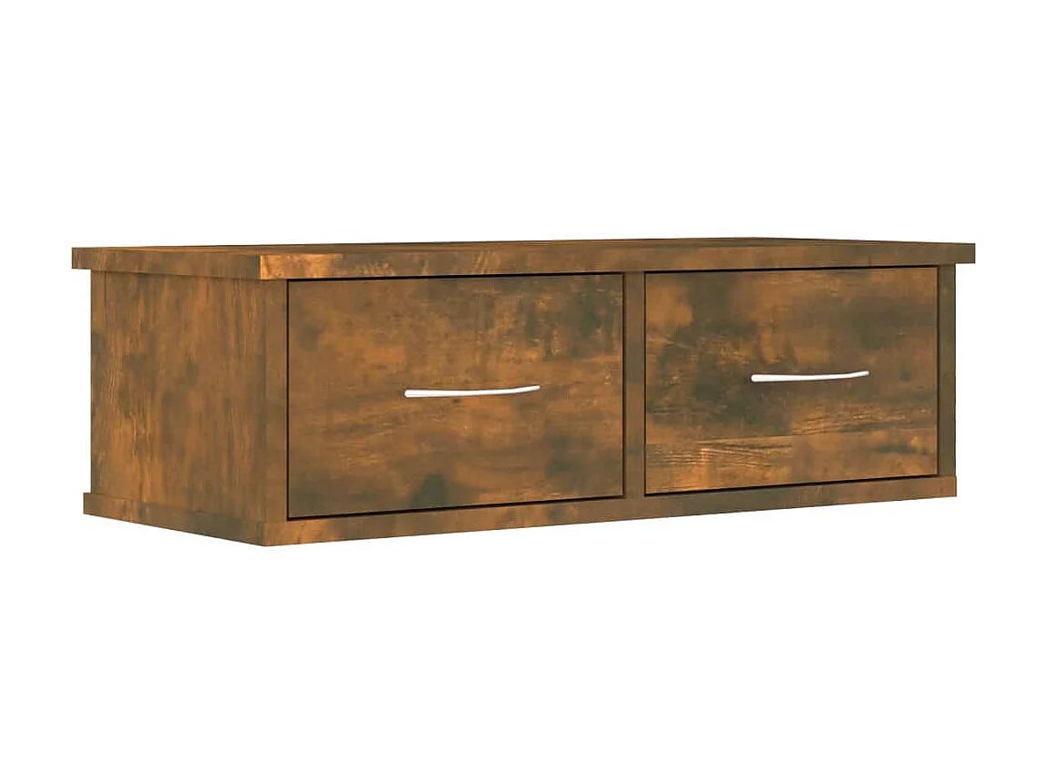 Armoire murale Chêne fumé 60x26x18,5 cm Bois d'ingénierie OLA7314