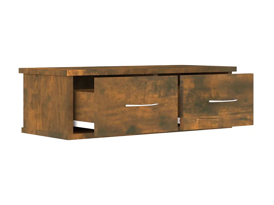 Armoire murale Chêne fumé 60x26x18,5 cm Bois d'ingénierie OLA7314