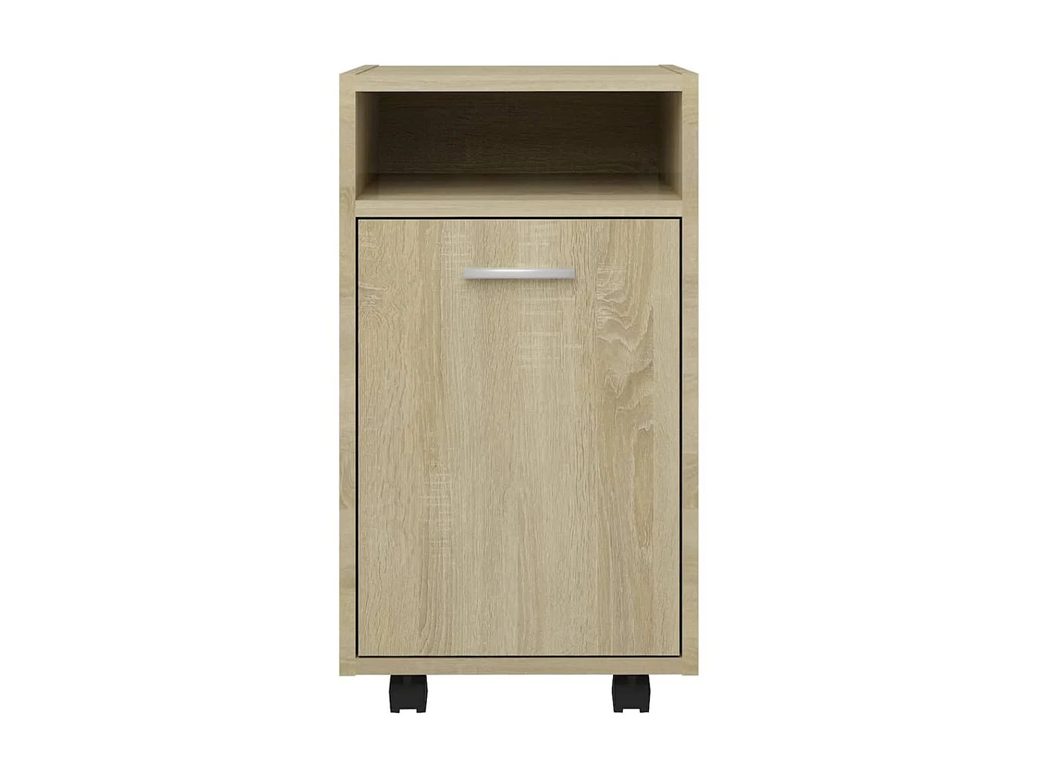 Armoire latérale avec roues Chêne Sonoma 33x38x60 cm Aggloméré SBC6242