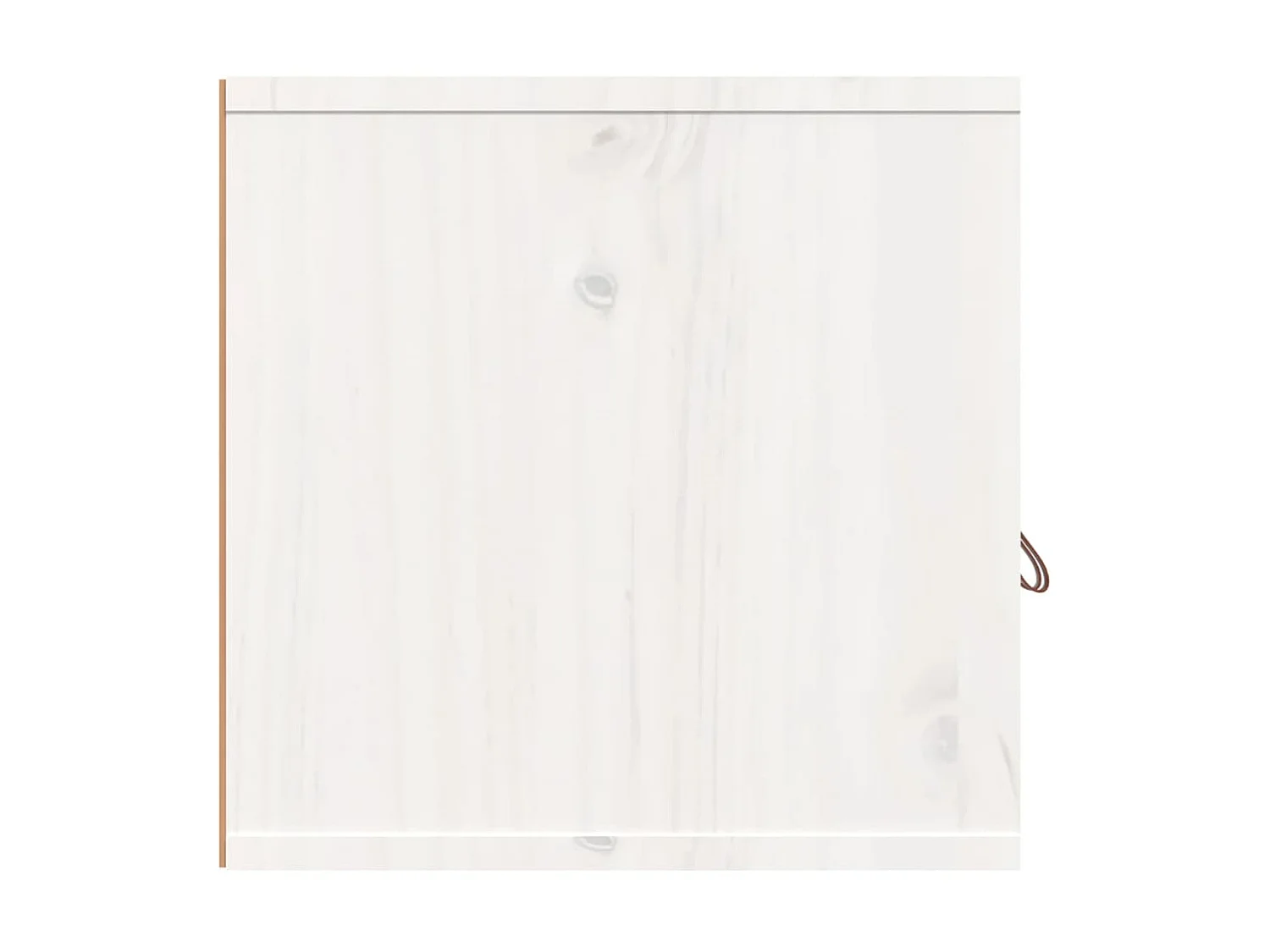 2 pcs Armoires murales Blanc 80x30x30 cm Bois de pin massif OIU67051