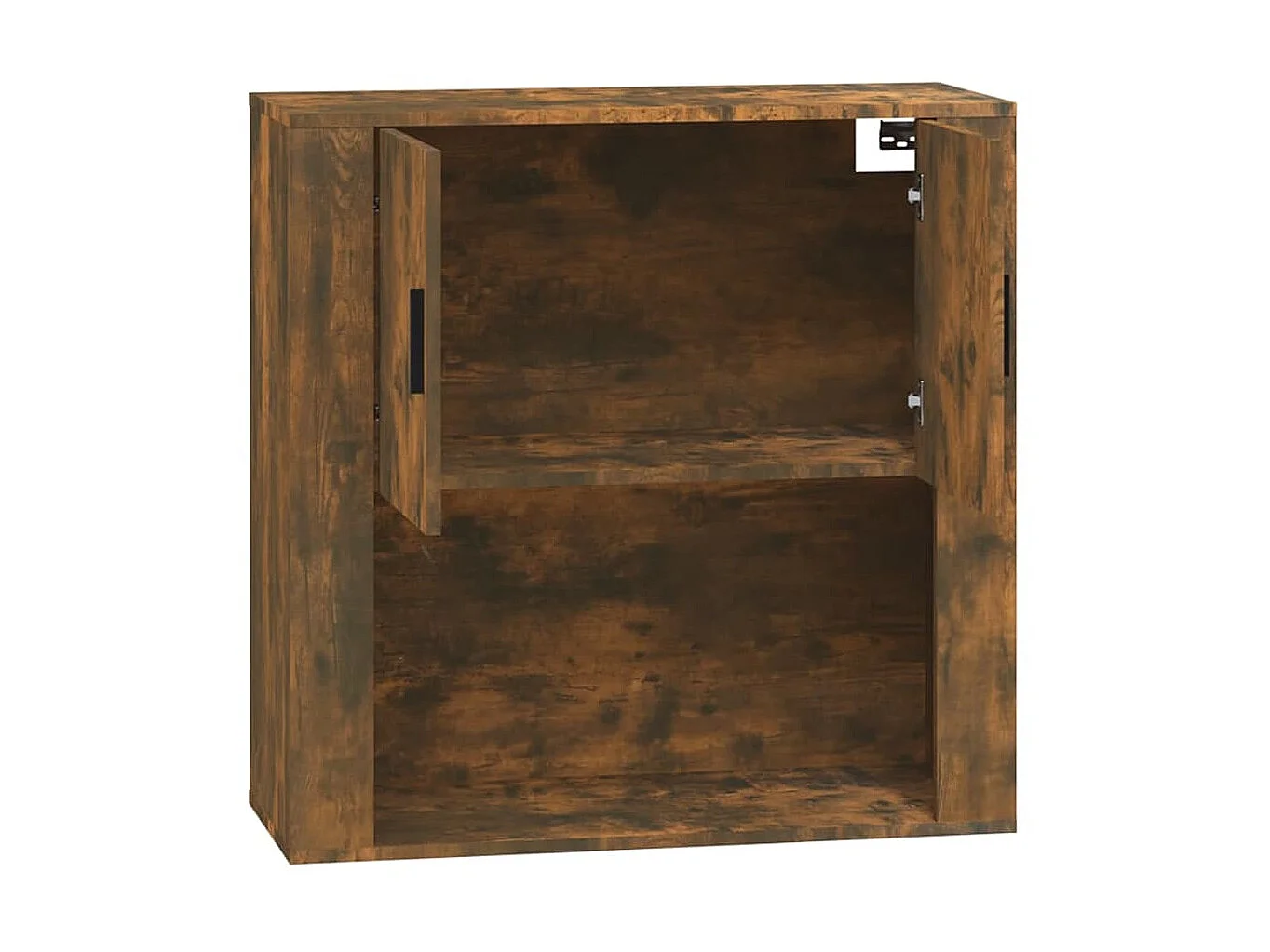 Armoire murale Chêne fumé 80x33x80 cm Bois d'ingénierie QWE74574
