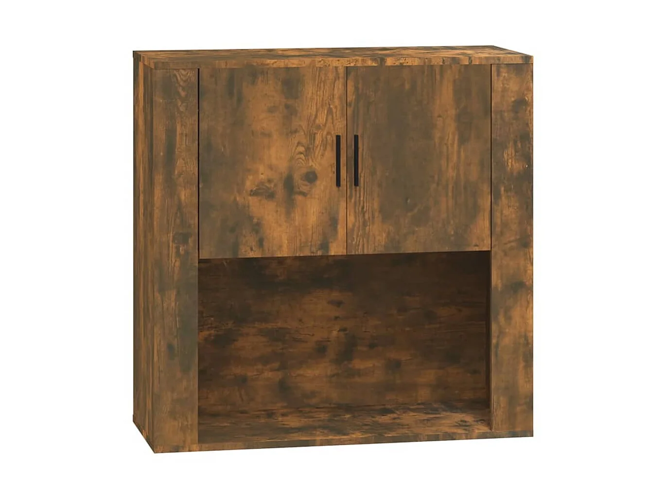 Wandschrank,Wandhängeschrank Räuchereiche 80x33x80 cm Holzwerkstoff -gkd584978