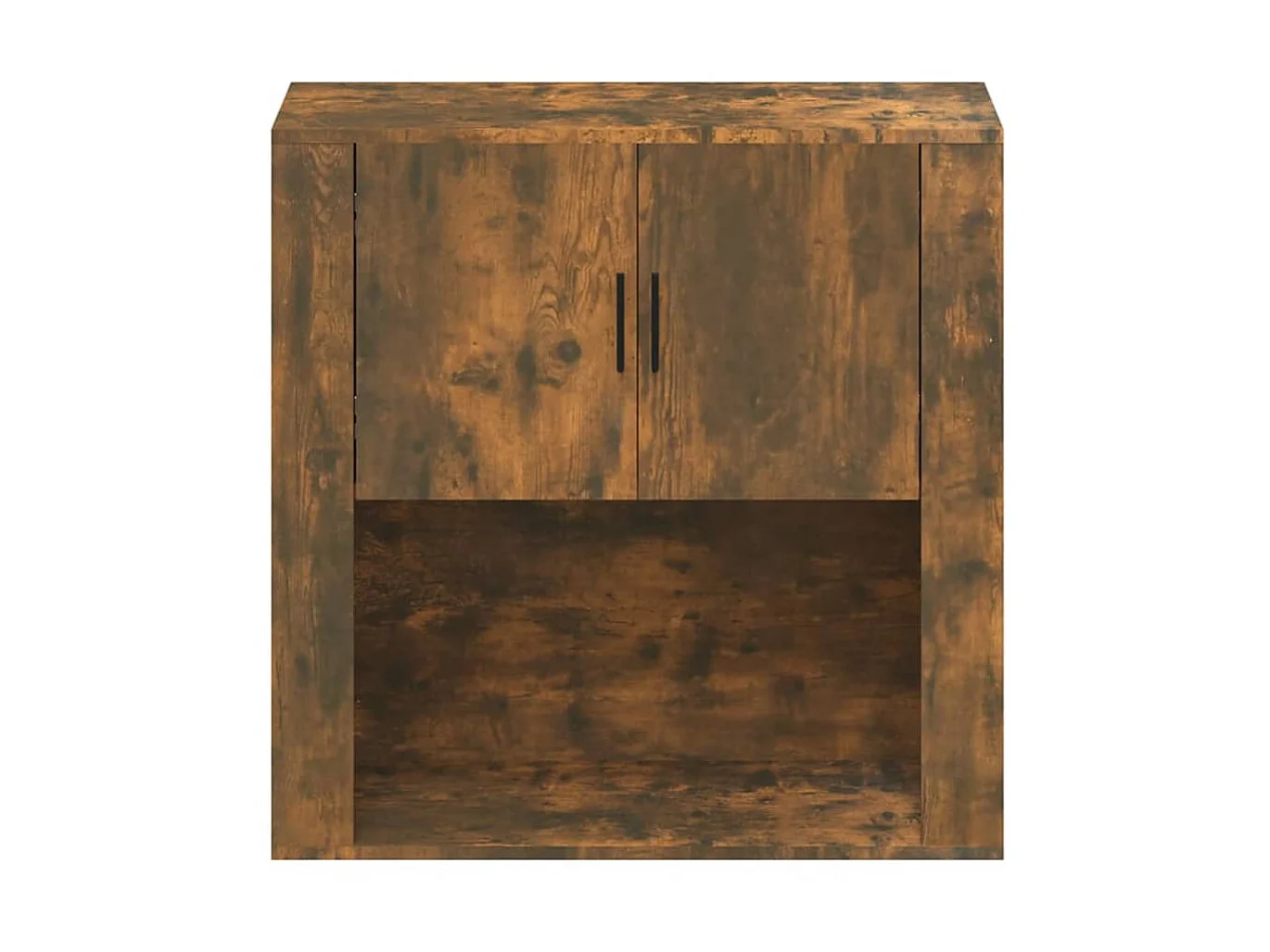Wandschrank,Wandhängeschrank Räuchereiche 80x33x80 cm Holzwerkstoff -gkd584978