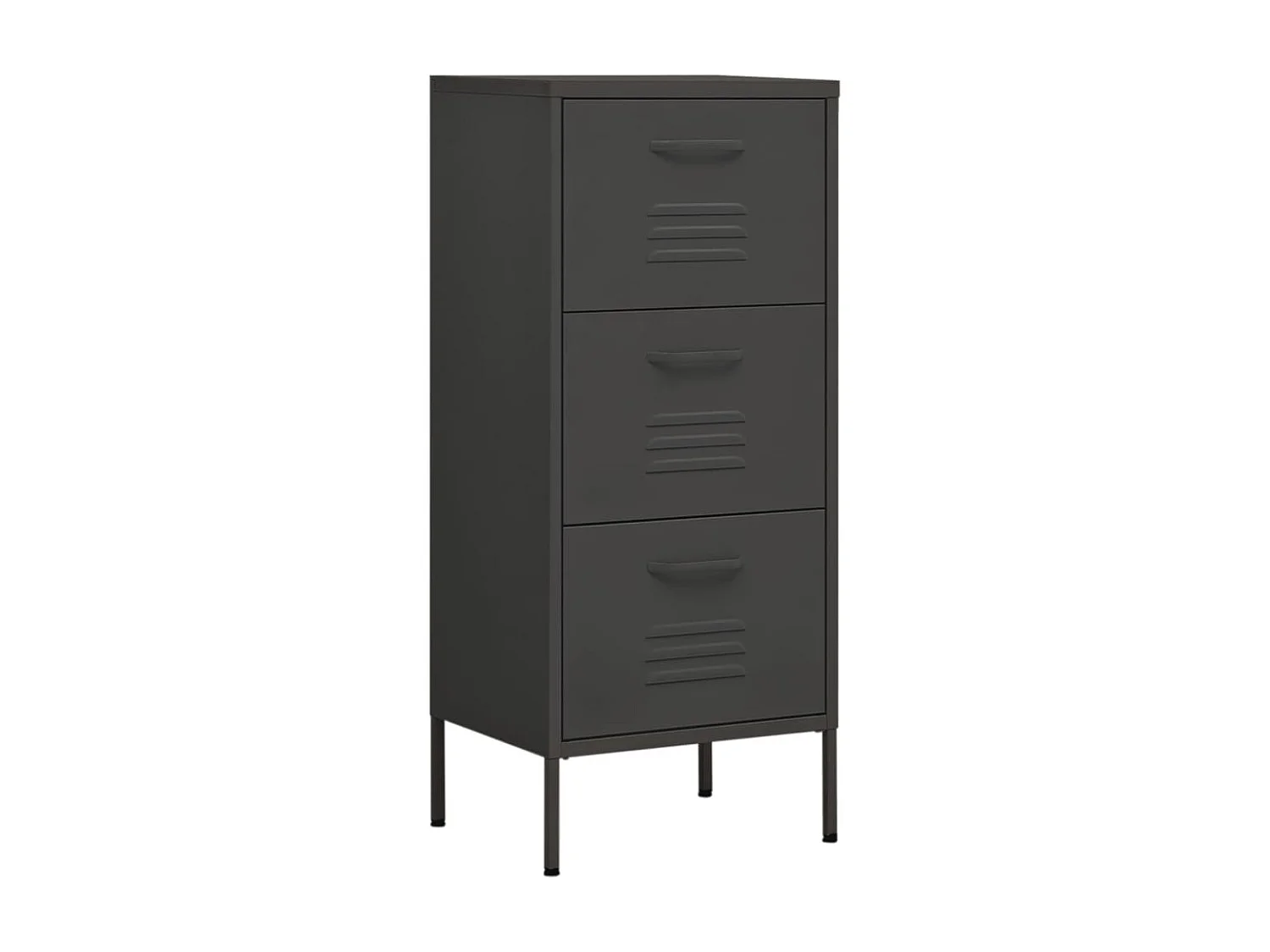 Armoire de rangement Anthracite 42,5x35x101,5 cm Acier SBC9001