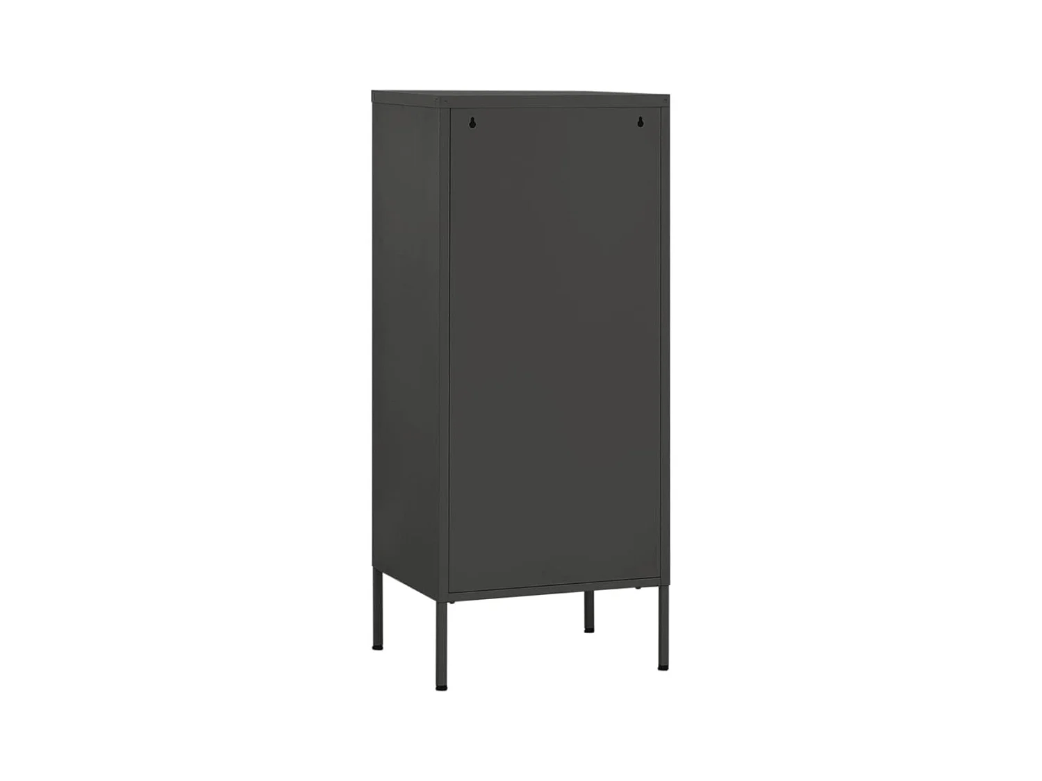 Armario de almacenamiento acero antracita 42,5x35x101,5 cm ES354703