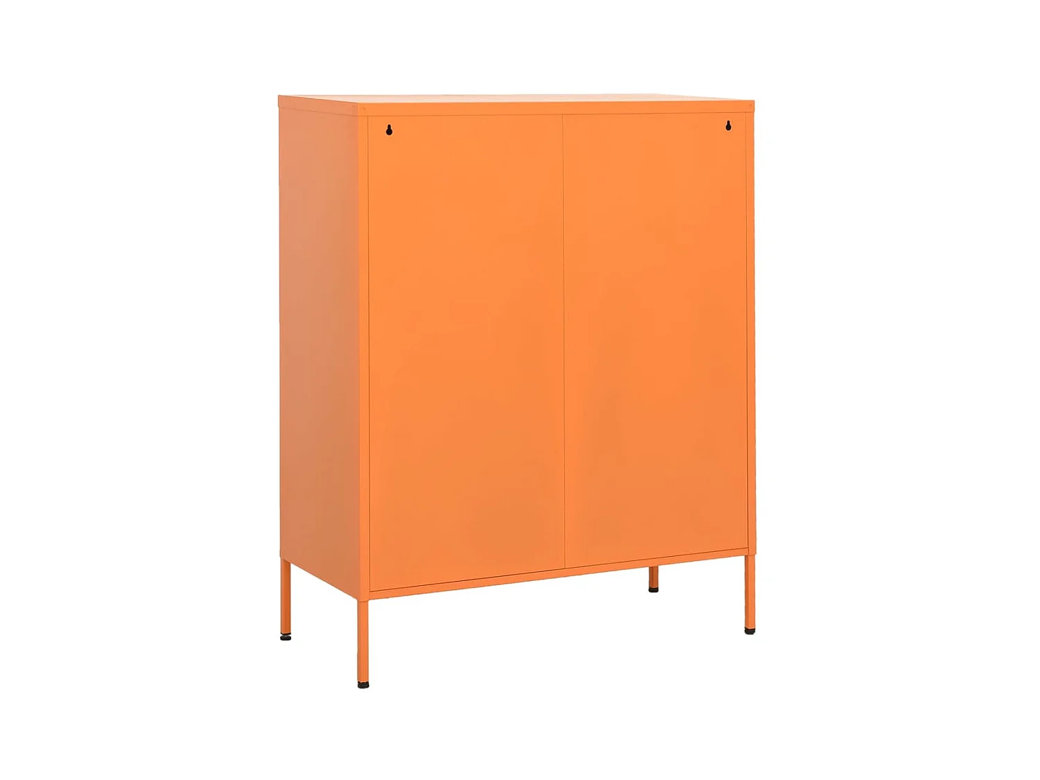 Armário de arrumação aço 80x35x101,5 cm laranja PT639336