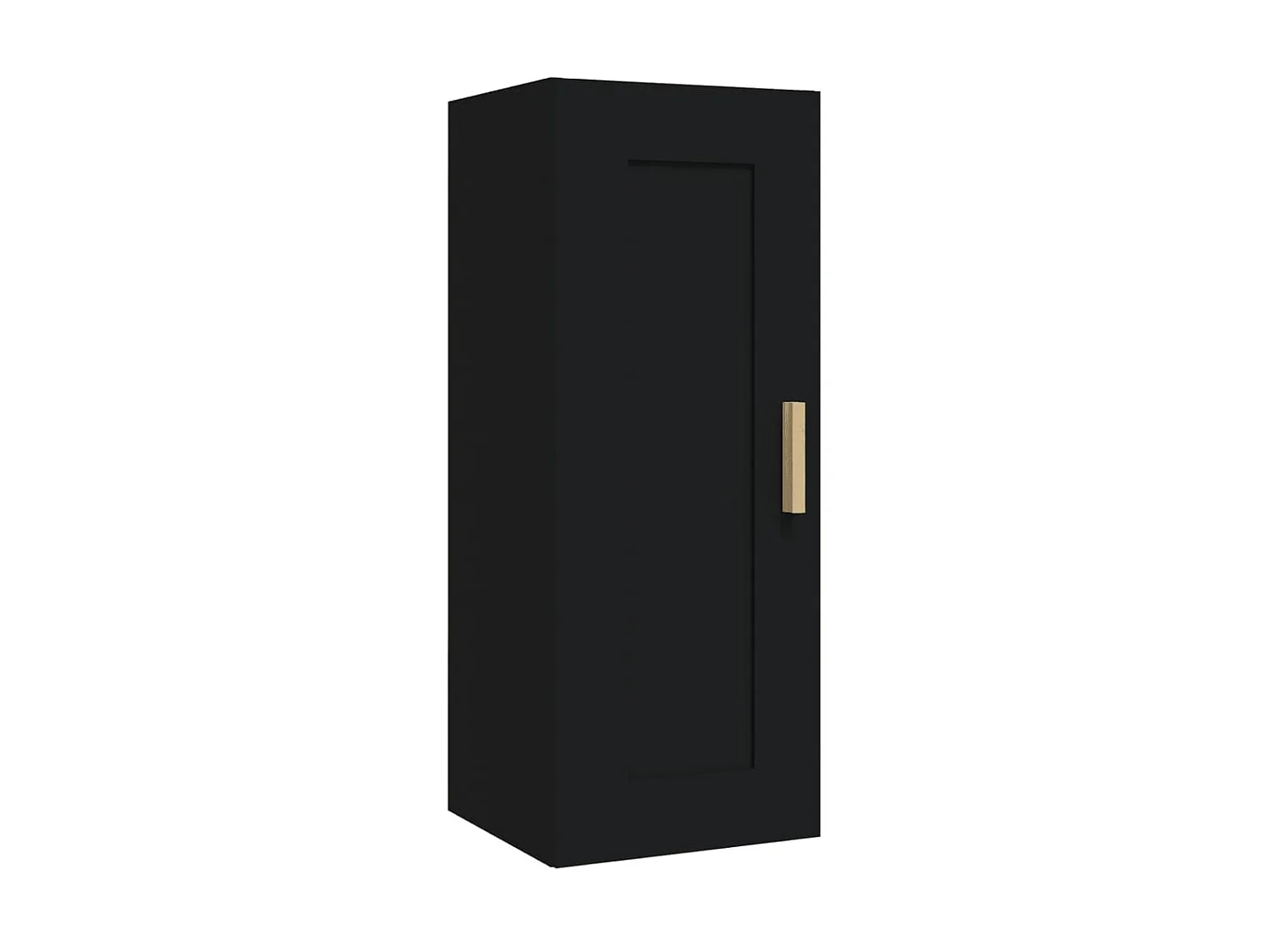 Armoire murale Noir 35x34x90 cm Bois d'ingénierie OLA2595