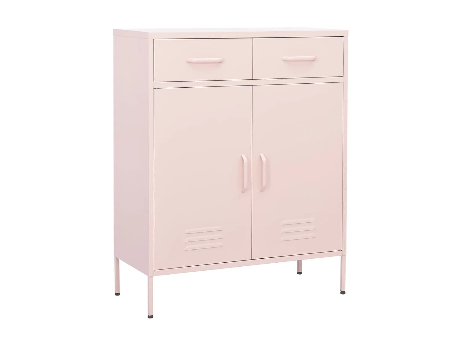 Armoire de rangement Rose 80x35x101,5 cm Acier SBC9072