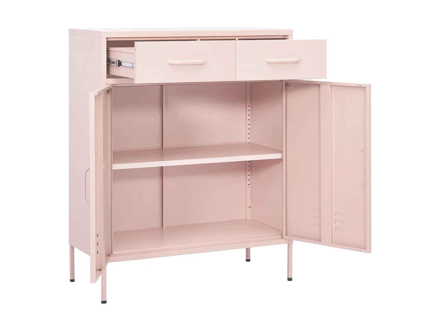 Armoire de rangement Rose 80x35x101,5 cm Acier SBC9072