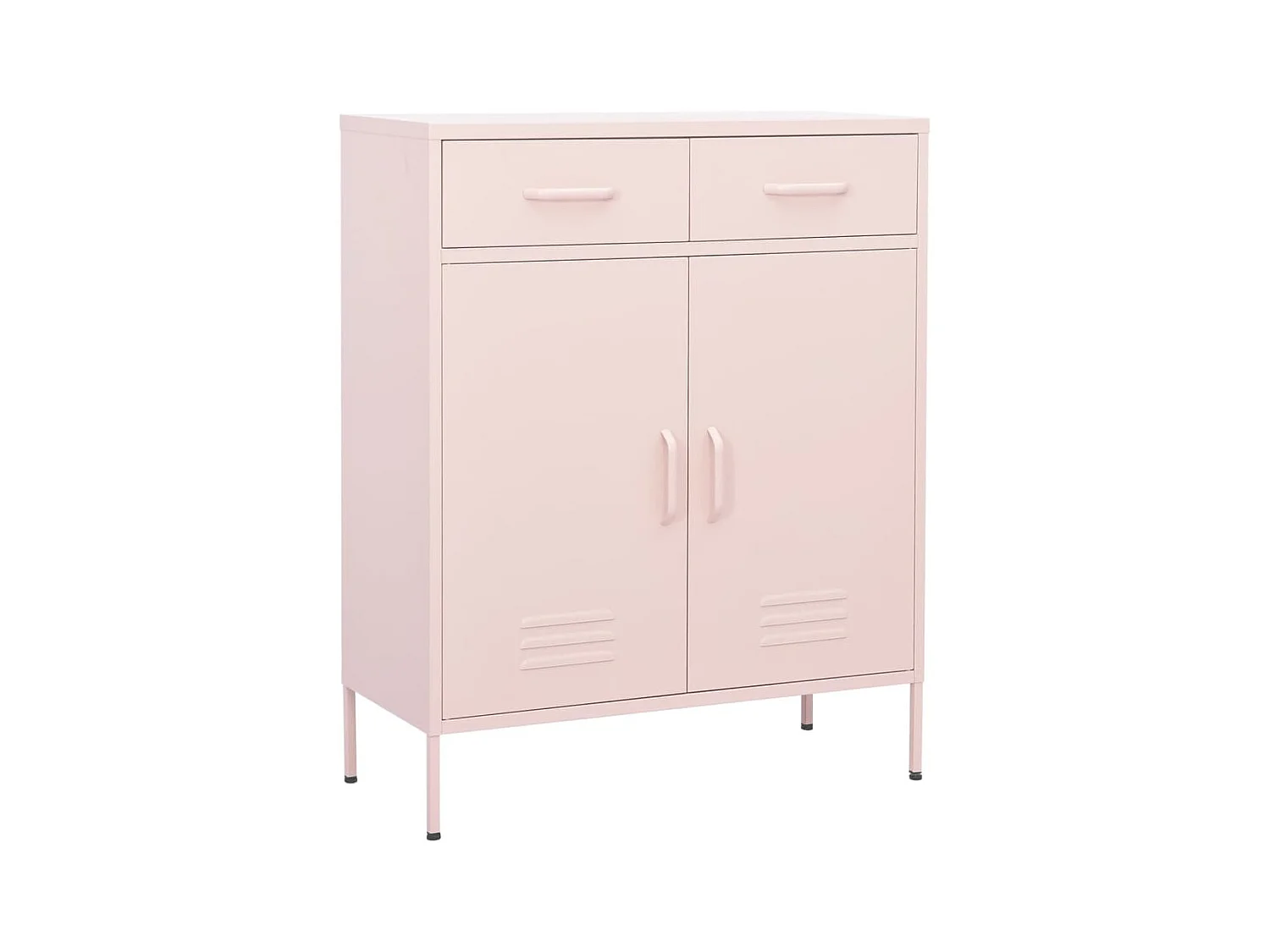Armoire de rangement Rose 80x35x101,5 cm Acier SBC9072