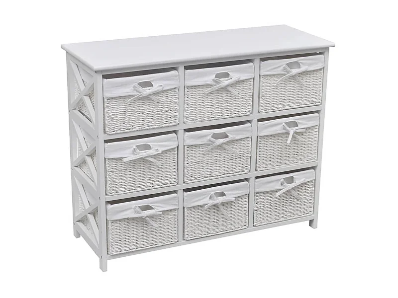 Armoire de rangement Blanc SBC5837