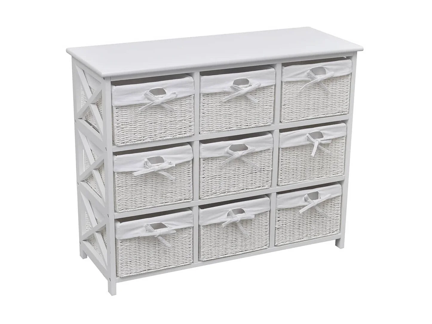 Armoire de rangement Blanc SBC5837
