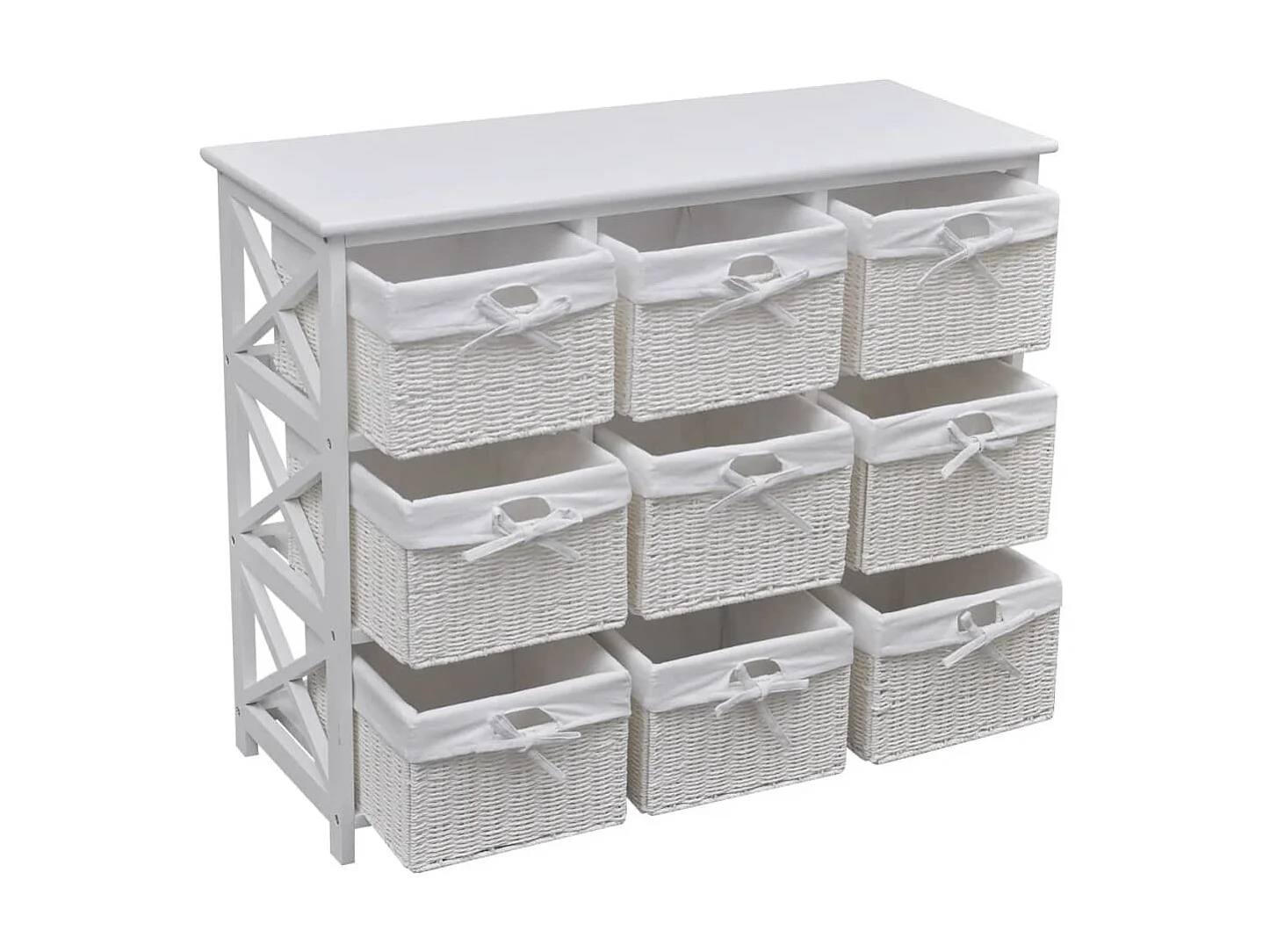Armoire de rangement Blanc SBC5837