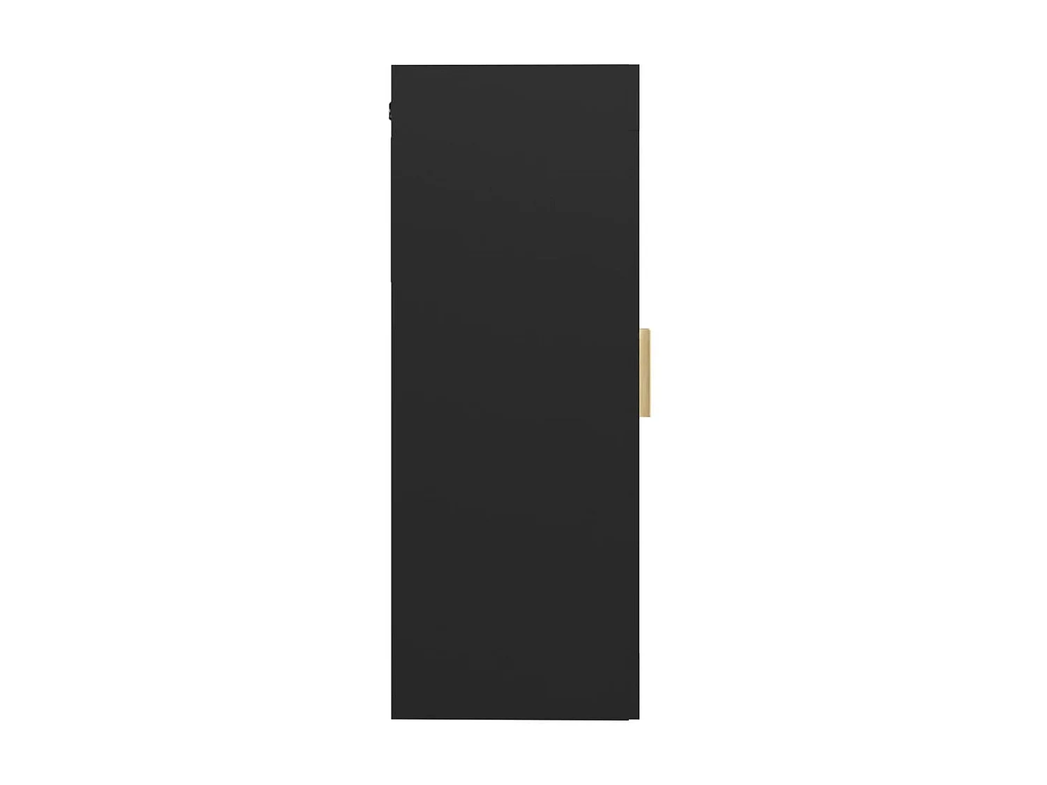 Armario de pared colgante negro 69,5x34x90 cm ES588485