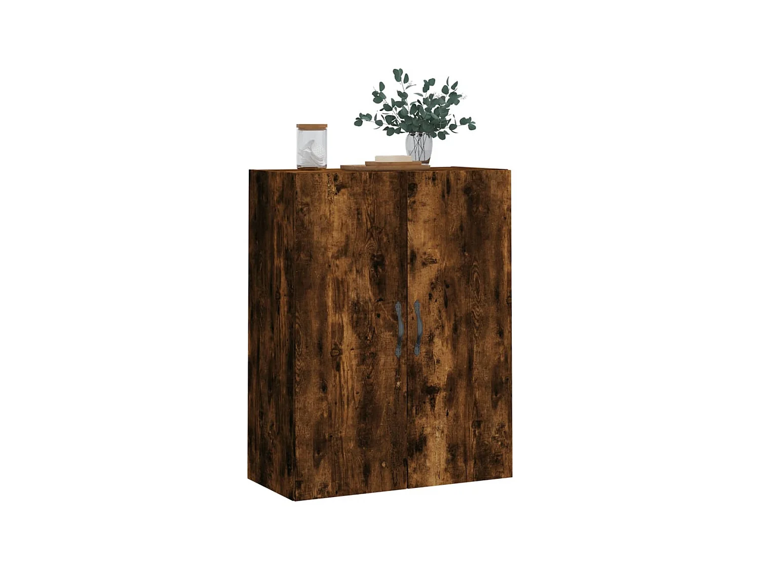 Armario de pared madera ingeniería roble ahumado 69,5x34x90 cm ES180015