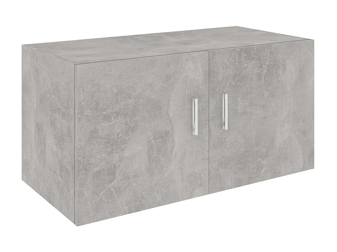 Armoire murale Gris béton 80x39x40 cm Aggloméré OLA2420