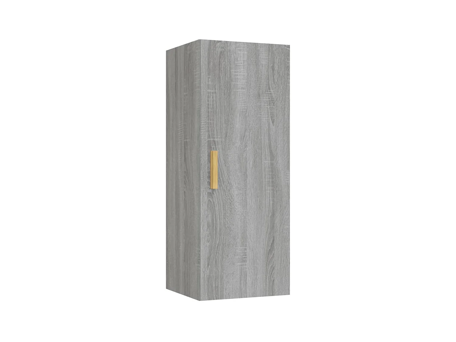 Armario de pared madera contrachapada gris Sonoma 34,5x34x90 cm ES979854