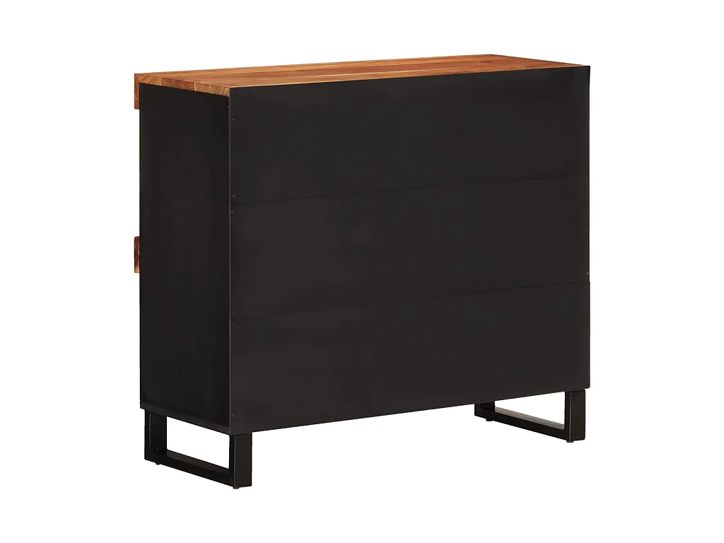 Armoire latérale 85x33x75 cm bois massif d'acacia SBC5784