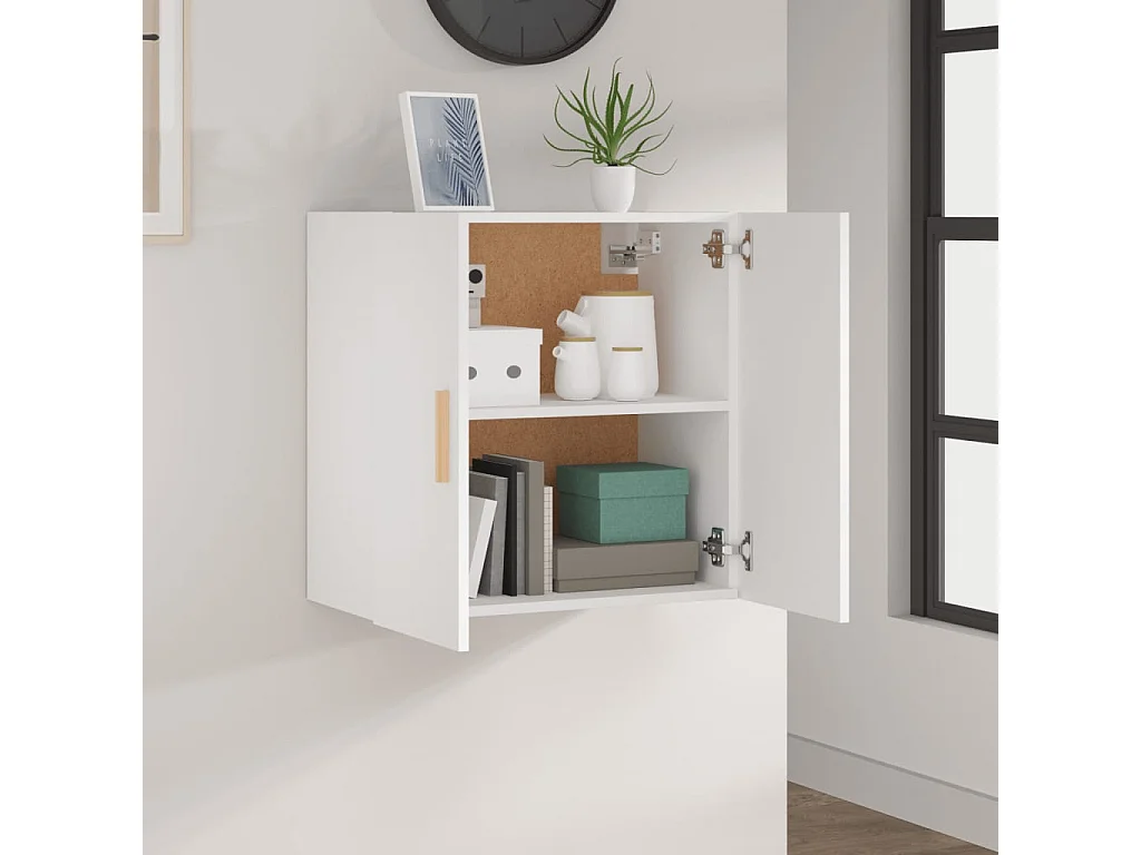 Armoire murale Blanc 60x30x60 cm Bois d'ingénierie OLA1220