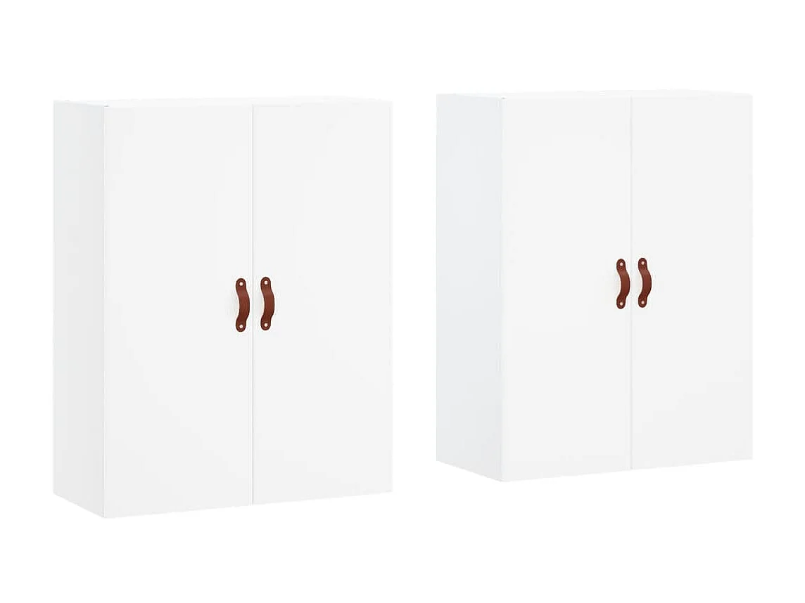 Armarios de pared 2 unidades blanco 69,5x34x90 cm ES273001