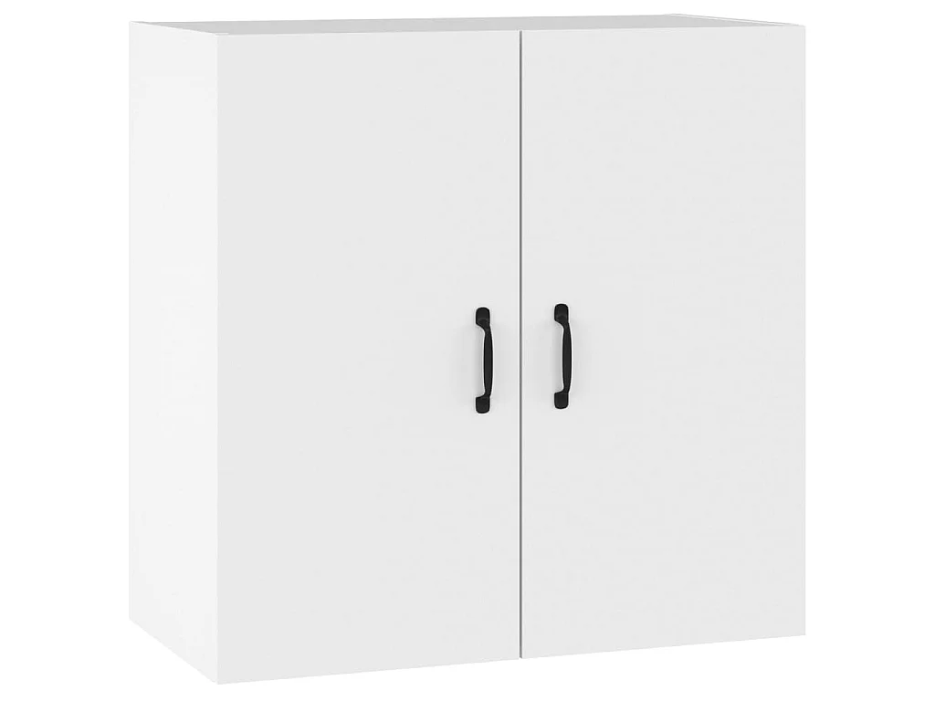 Armario de pared madera contrachapada blanco 60x31x60 cm ES638570