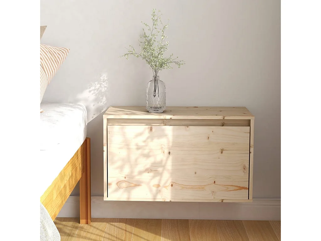 Wandschrank,Wandhängeschrank 60x30x35 cm Massivholz Kiefer -gkd97234