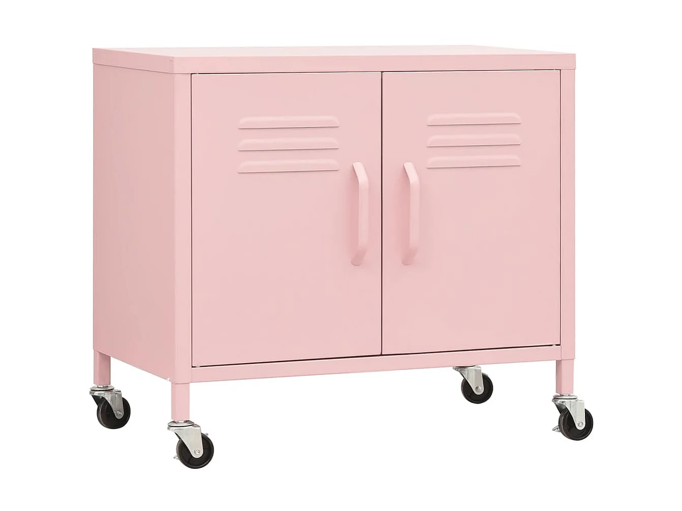 Armoire de rangement Rose 60x35x56 cm Acier SBC6639