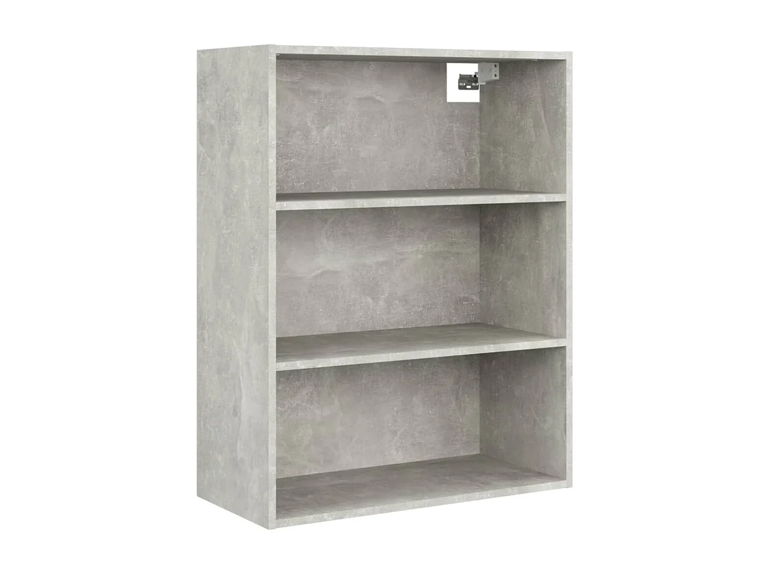 Armoire murale suspendue Gris béton 69,5x32,5x90 cm QWE43706