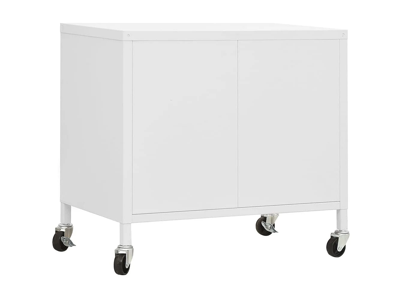 Armário de arrumação aço 60x35x56 cm branco PT306181