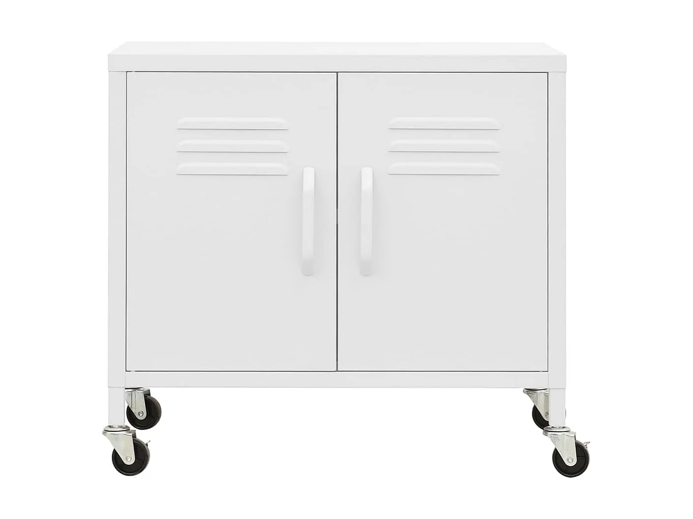 Armário de arrumação aço 60x35x56 cm branco PT306181