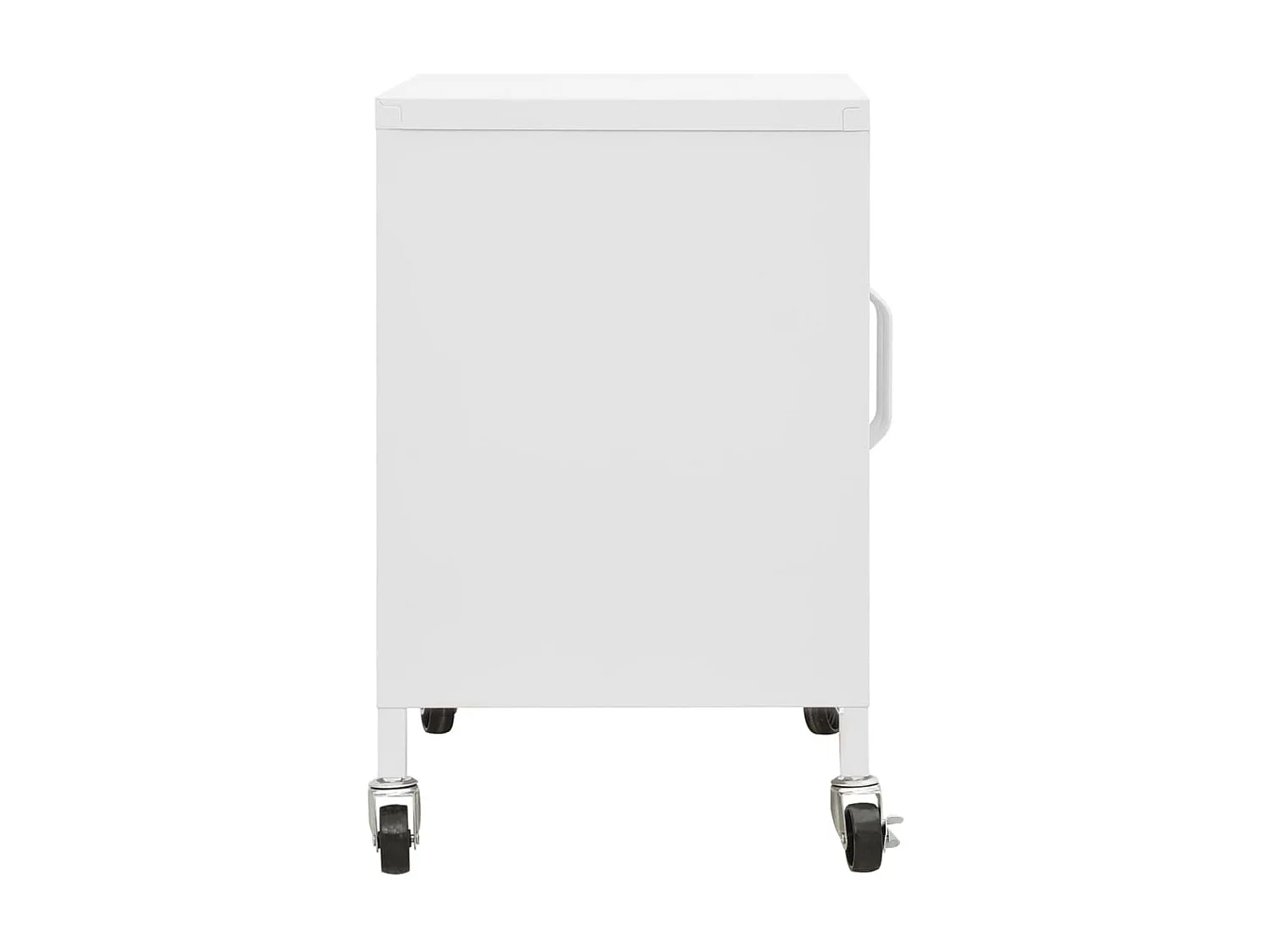 Armário de arrumação aço 60x35x56 cm branco PT306181