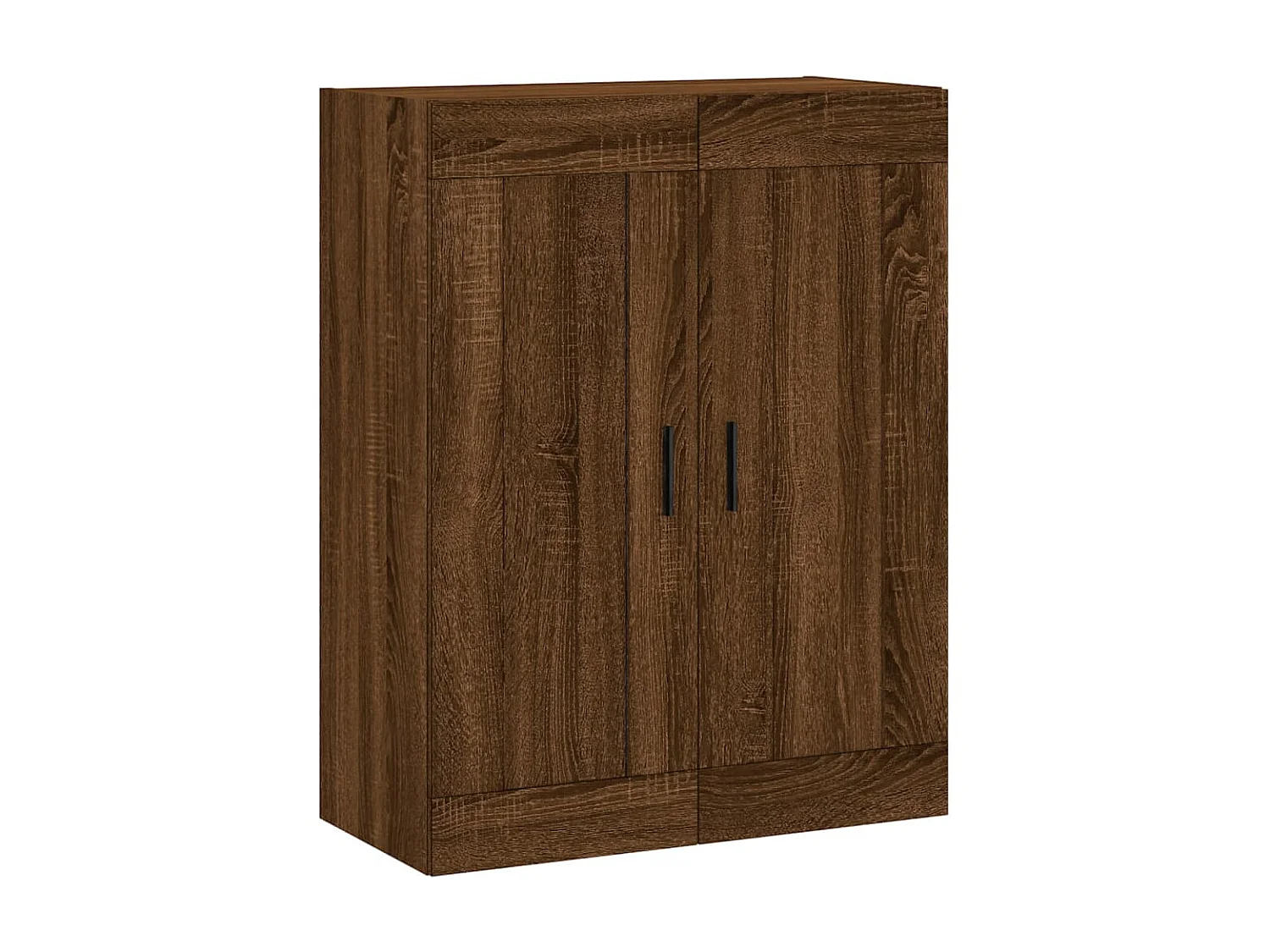 Móveis de parede 2 pcs derivados de madeira carvalho castanho PT498753