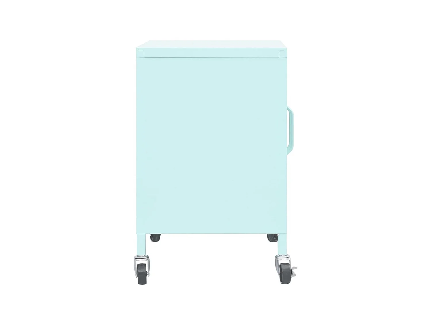 Armario de almacenamiento acero verde menta 60x35x56 cm ES666497